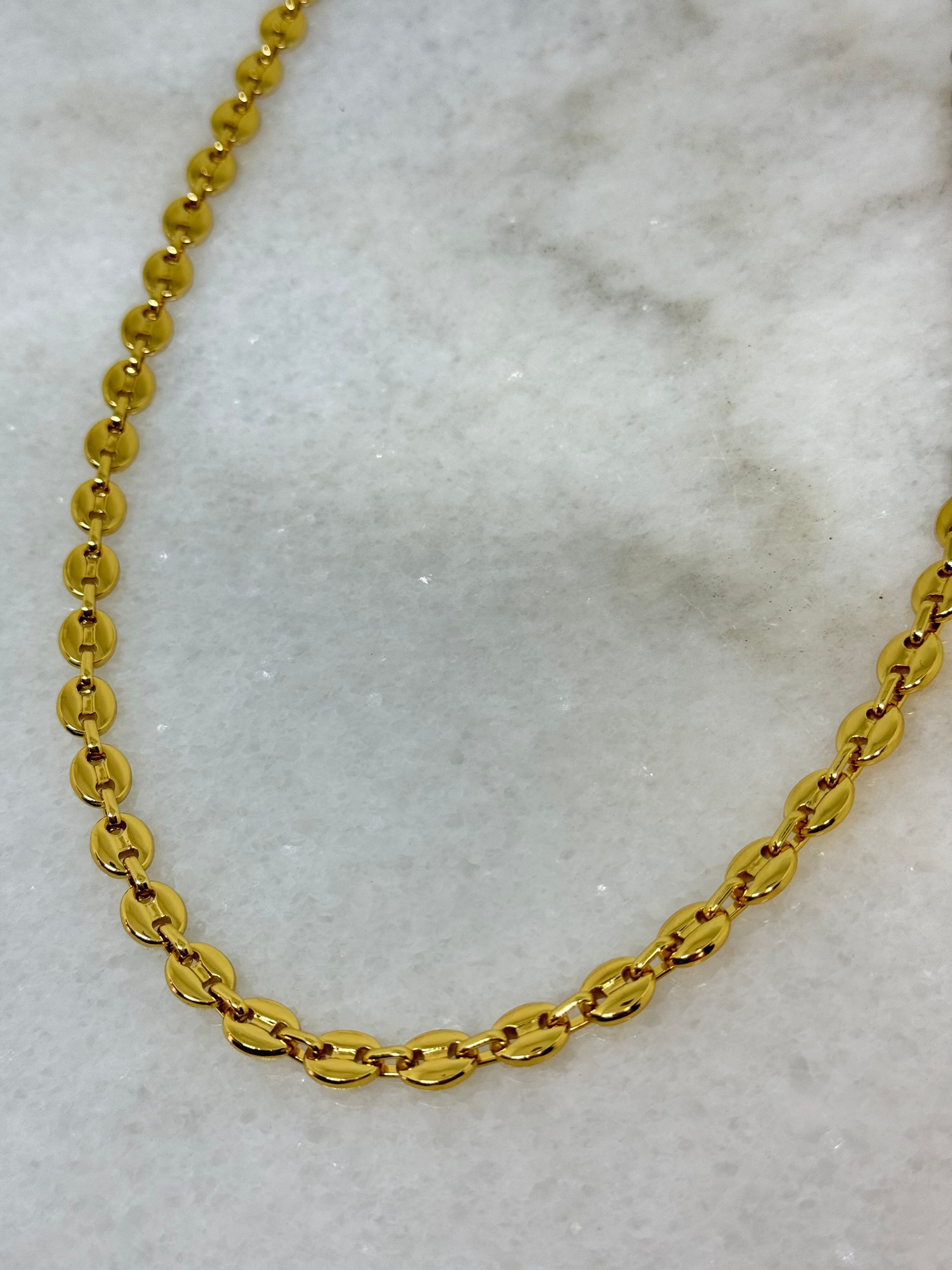 Kaffeebohnen Halskette