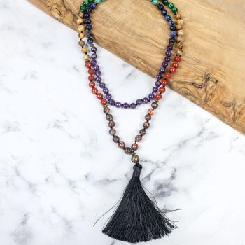 Collier de perles Chakra 1