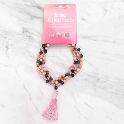 Healing Mala Bead Necklace