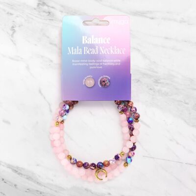 Balance Mala Bead Necklace