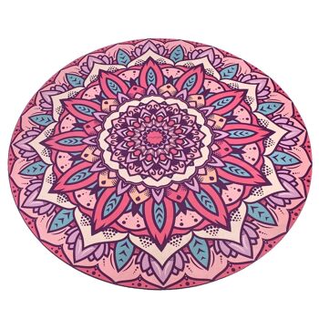 Tapis de Yoga Mandala Rond - Diamètre 139cm RY1177 2