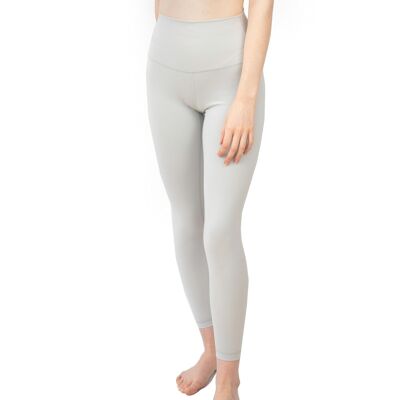 Graue Myga Yoga-Leggings mit hoher Taille in voller Länge