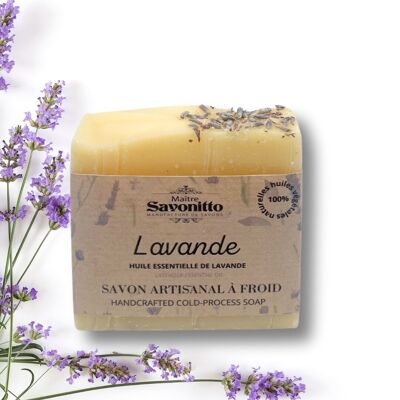 Cold saponified soap 100g - Lavender essential oil