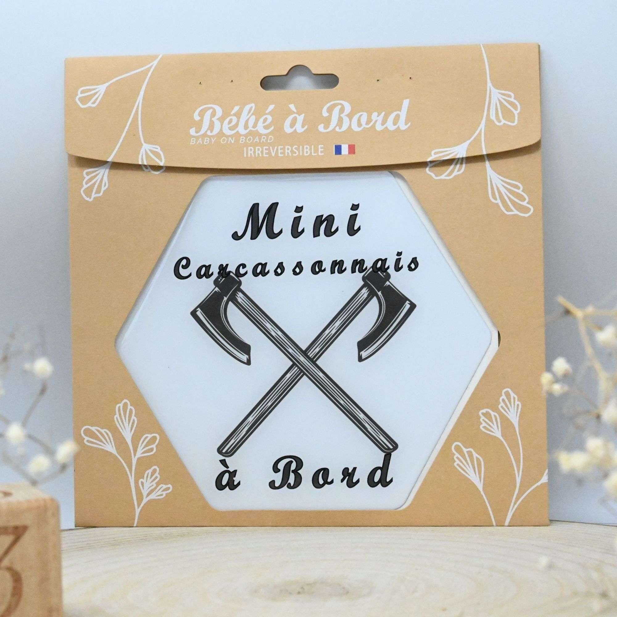 Baby an Bord, hergestellt in Frankreich – Mini Carcassonnais – DESTOCK