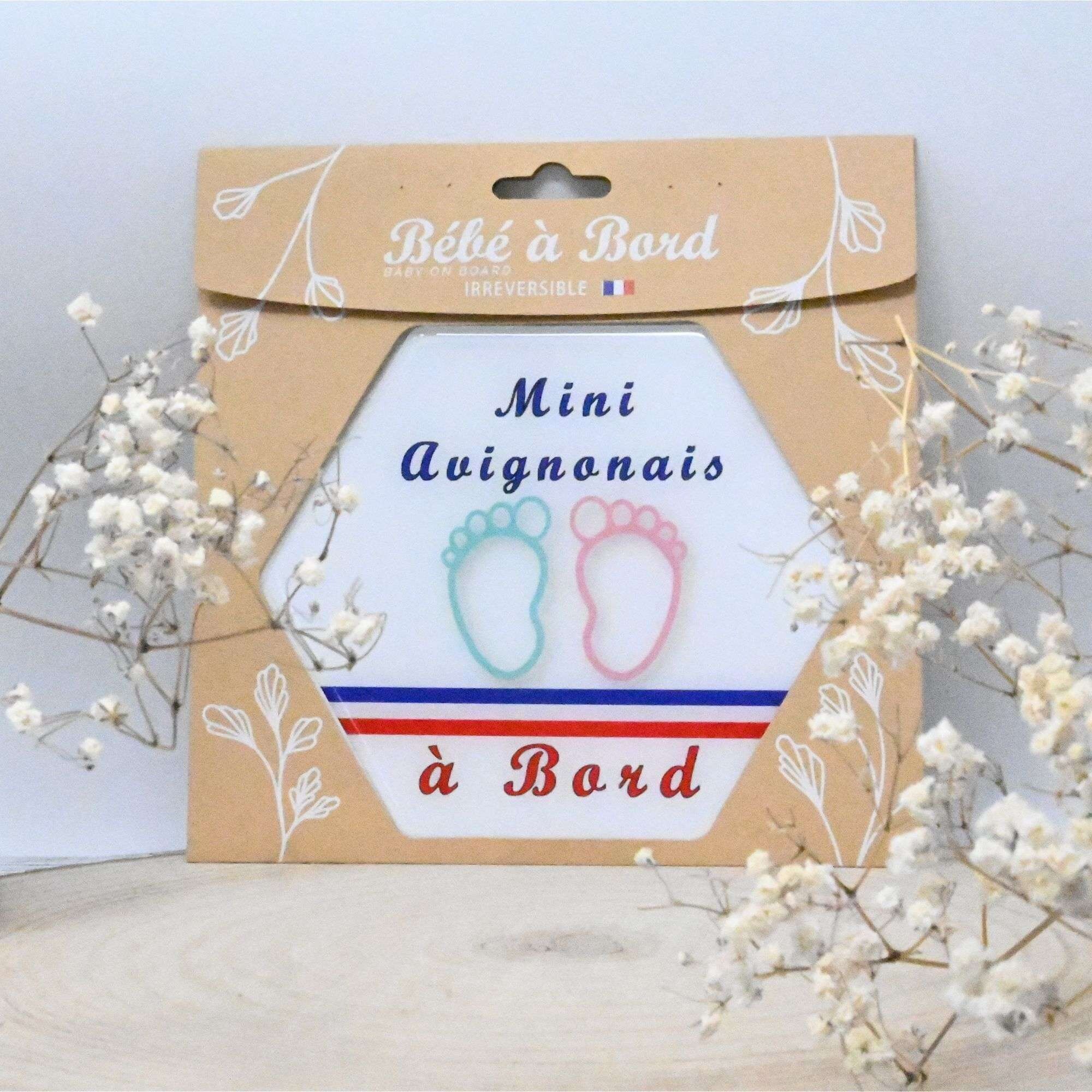 Bébé à Bord Made in France - Mini Avignonais à bord DESTOCK