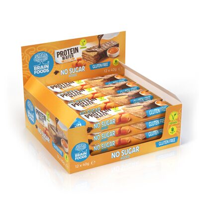 Protein Wafer with Caramel