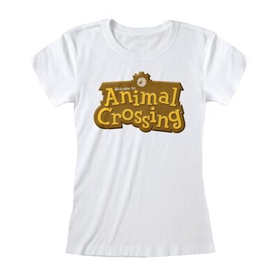 Nintendo - T-shirt da donna Animal Crossing Logo 3D Taglia S-M-L-XL-XXL NUOVO TOP