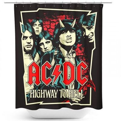 AC/DC Shower Curtain - Highway To Hell 180 x 200 cm New Top