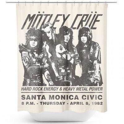 Mötley Crüe Shower Curtain - Santa Monica 180 x 200 cm New Top
