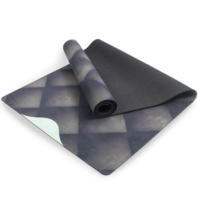 Black Luxurious Vegan Suede Yoga Mat