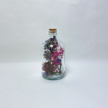 Fleurs séchées en verre Harapan 500 ml Cire de cuivre 1