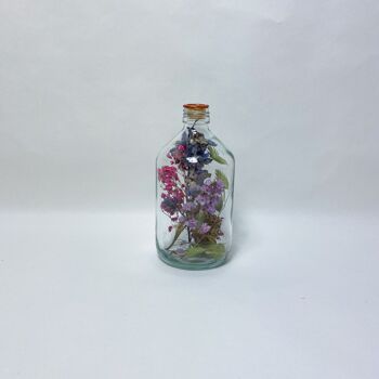 Fleurs séchées en verre Harapan 500 ml Cire de cuivre 3