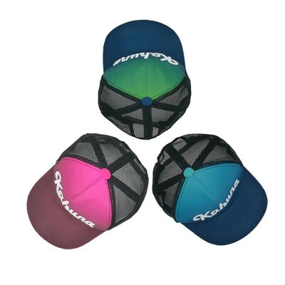 Cappellini Trucker unisex (SET di 15 unità: 5 blu, 5 rosa, 5 verdi)