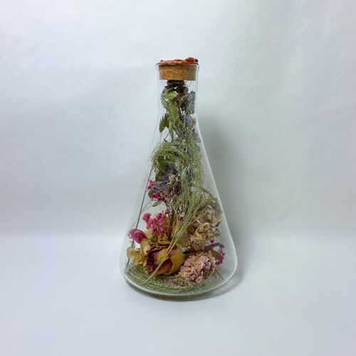 Dried Flower Decoration in Glass  Kibo 2000 ml Copper wax