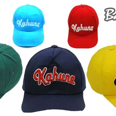 Unisex Baseball Caps (SET of 25 units: 5 blue, 5 red, 5 green, 5 yellow, 5 navy)