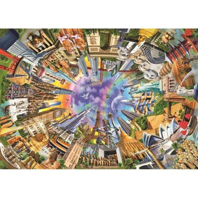 Puzzle de 3000 piezas: El mundo en 360°
