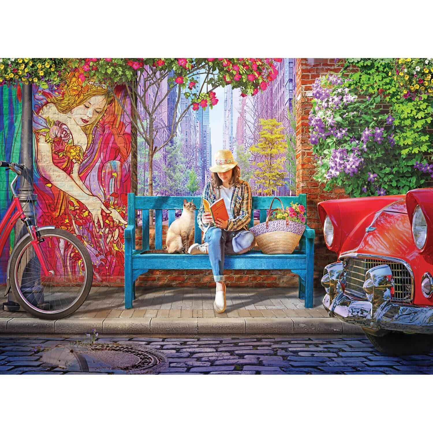 1000 piece puzzle: Morning reading