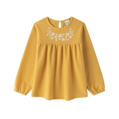 Blouse jaune fille