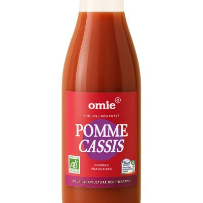Jus de pomme & cassis bio - 100% français - 75 cl