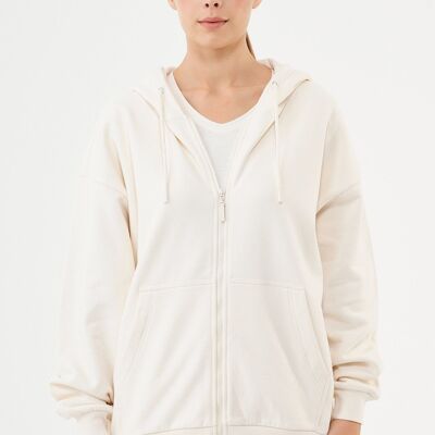 JALE- Giacca in felpa Soft Touch realizzata in cotone biologico