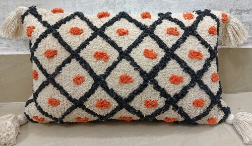 Hand Tufted Cotton Sofa Cushion Cover