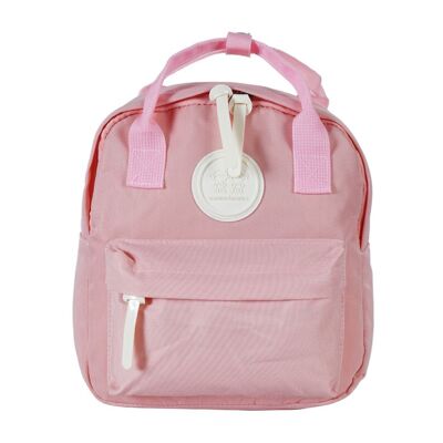 Pink school backpack for kids