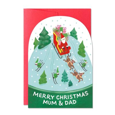 Feliz Navidad, mamá y papá.