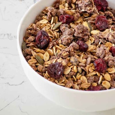 Granola de cacao