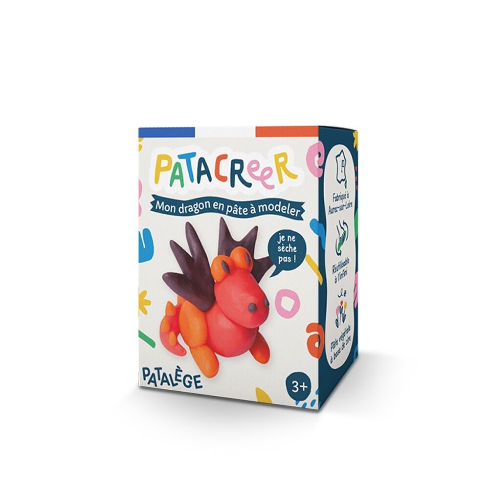 Kit di pasta modellabile a forma di drago: crea il tuo drago immaginario