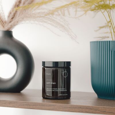 Fresh Linen Soy Candle Candle