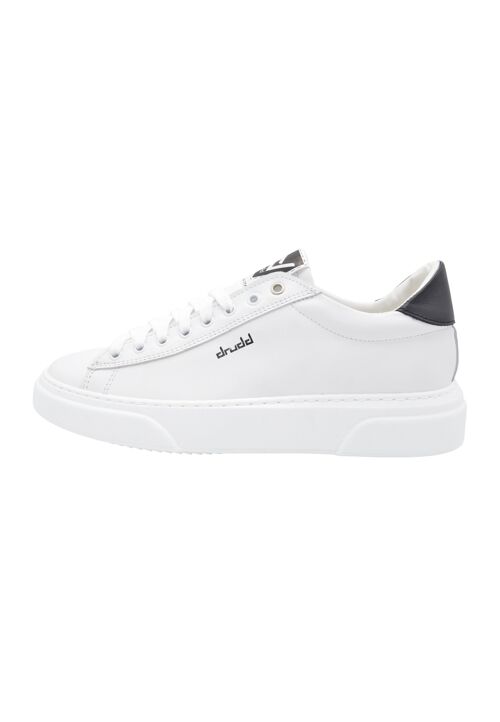 Sneakers Pelle Vitello Bianco - D-4190