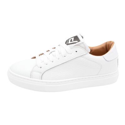 Sneakers Pelle Vitello Bianco - IOLE
