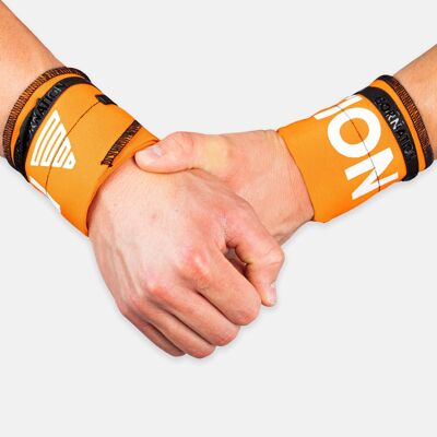 Performance Wrist Wraps - Orange