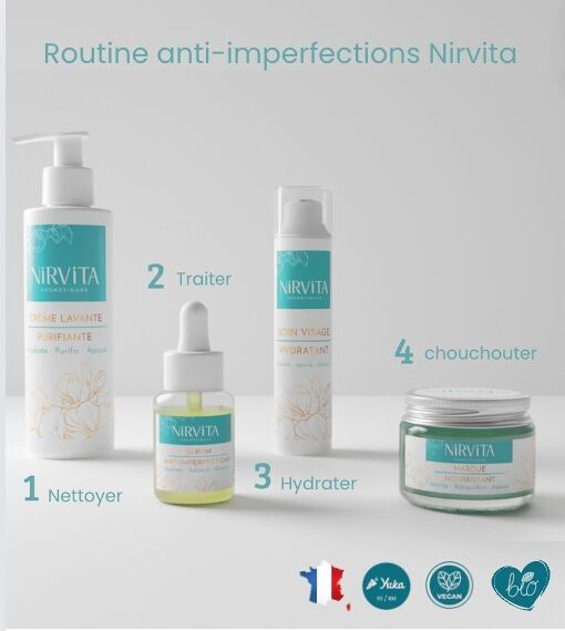 Routine soin visage Nirvita