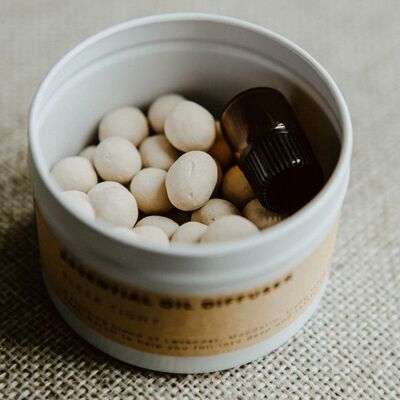 Mezcla abundante de aceites esenciales y difusor de cuentas de cerámica con fragancia para habitaciones - Remedio natural
