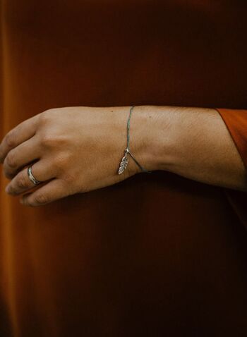 Carte de souhait et bracelet à breloques plume - elle croyait qu'elle pouvait - cadeau souvenir fait à la main 4