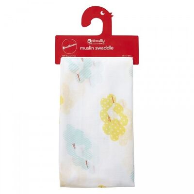 STORK MUSLIN SWADDLE - 120 X 120cm