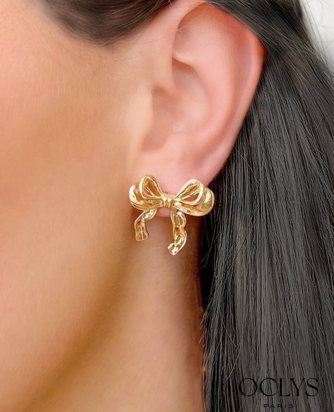 Orecchini nodo Giulia in acciaio inossidabile