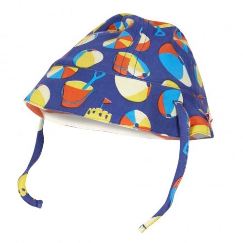 Reversible baby sun hat - beach days