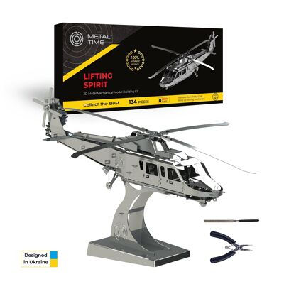 HELICOPTER LIFTING SPIRIT aka SIKORSKY S-76 Mechanical Model DIY kit