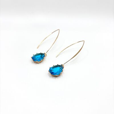 Azure Teardrop Earrings