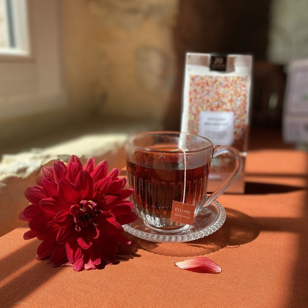 Desayuno Inglés Orgánico - 20 Bolsas Compostables - Té Negro Orgánico