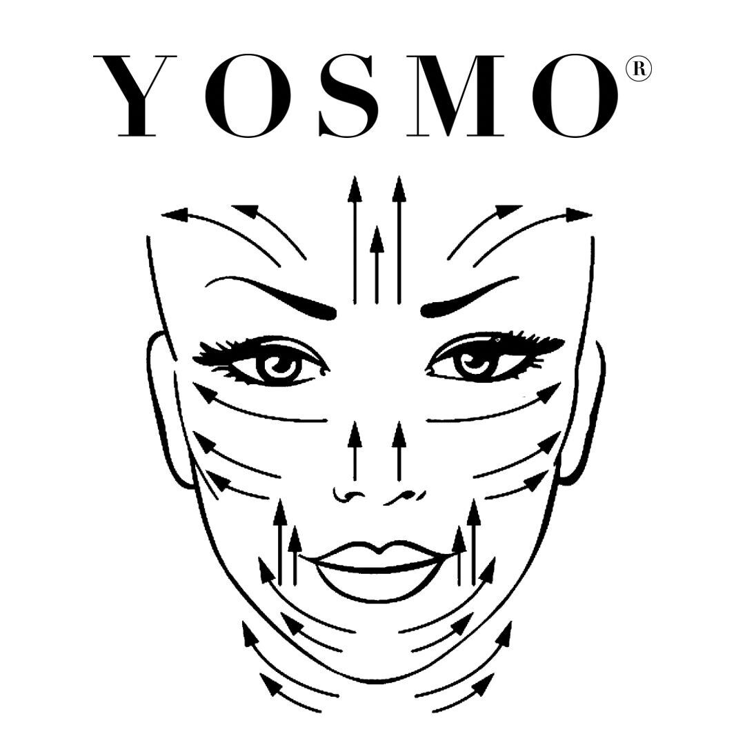 YOSMO Luxury Stainless Steel Face Tool - Cooling Gua Sha for Lymphatic Drainage - Premium Quality
