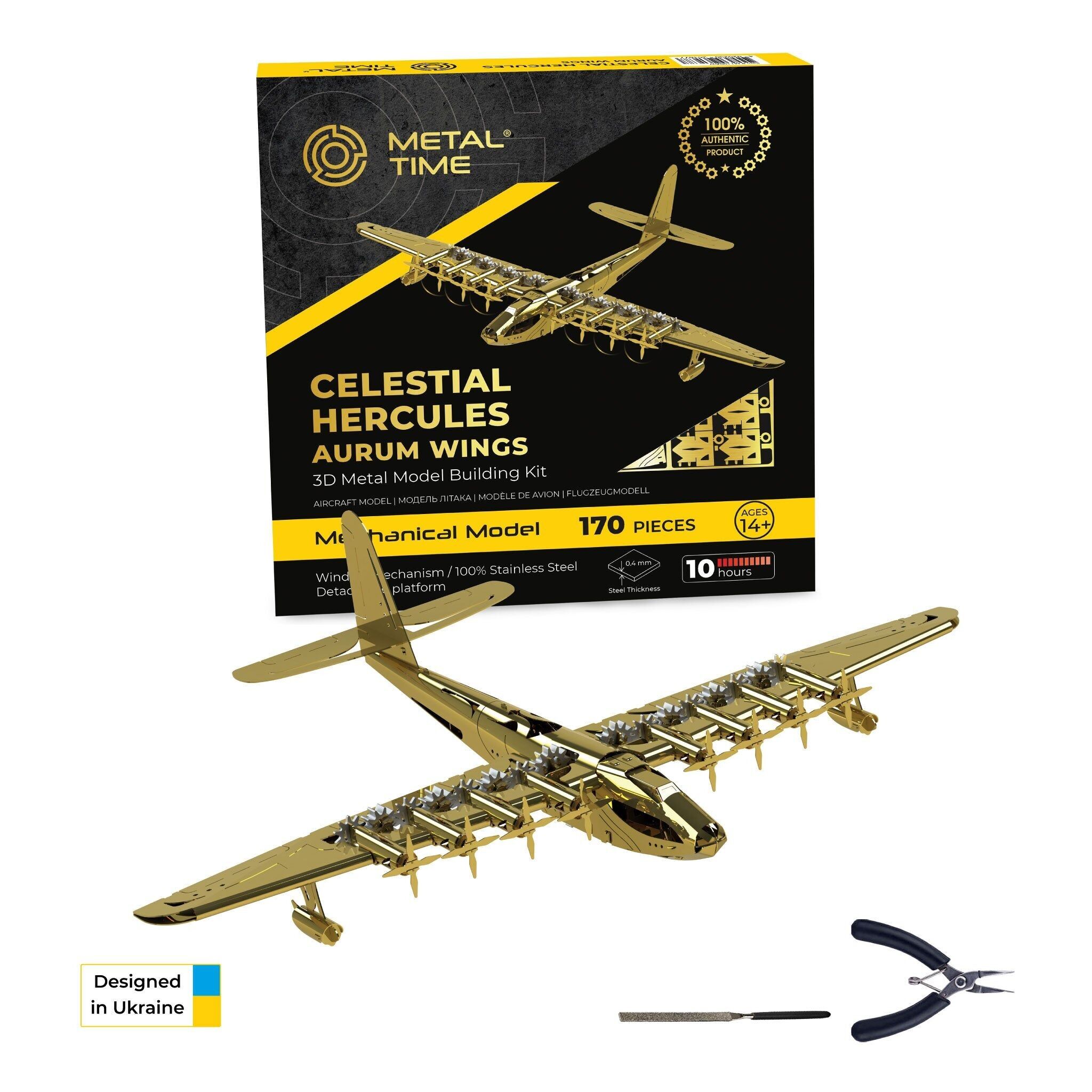 HUGHES H-4 CELESTIAL HERCULES SPRUCE GOOSE AURUM WINGS Kit modello meccanico fai da te