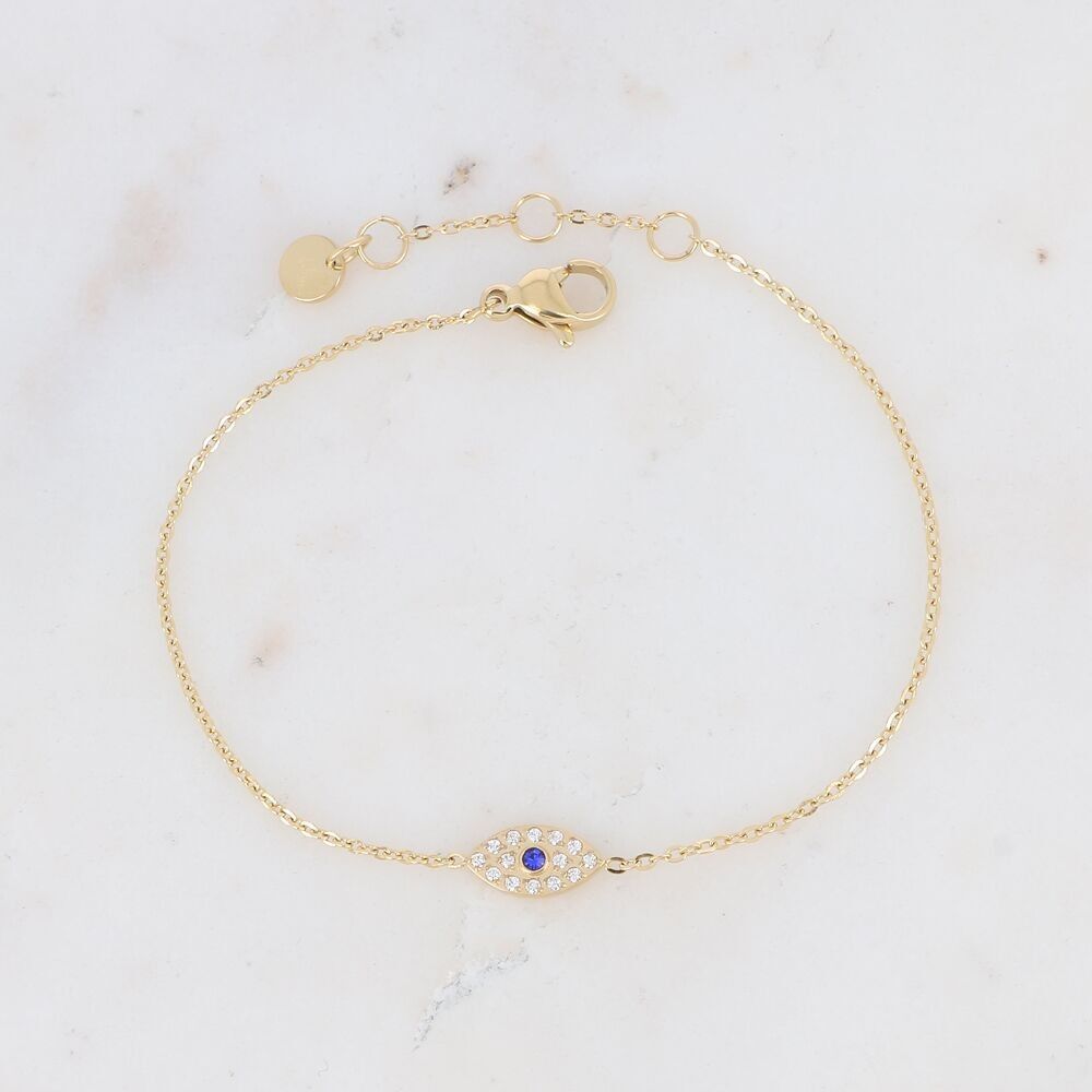 Youlia-Armband – Auge besetzt mit Zirkoniumoxiden