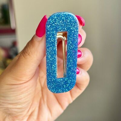 Pasador rectangular - AZUL JEANS