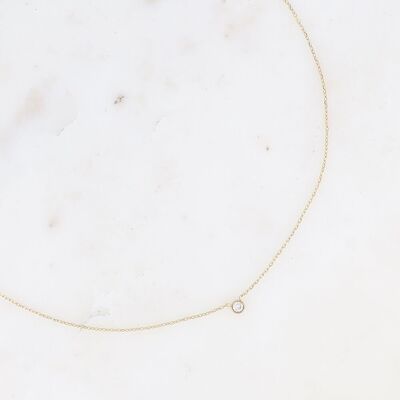 Collar - gargantilla con pequeños óxidos de circonio