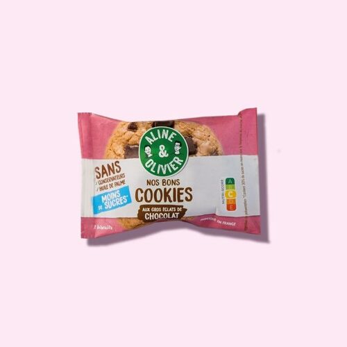 COOKIES AUX ECLATS DE CHOCOLAT PAR 2 (2x21 G) 42 G