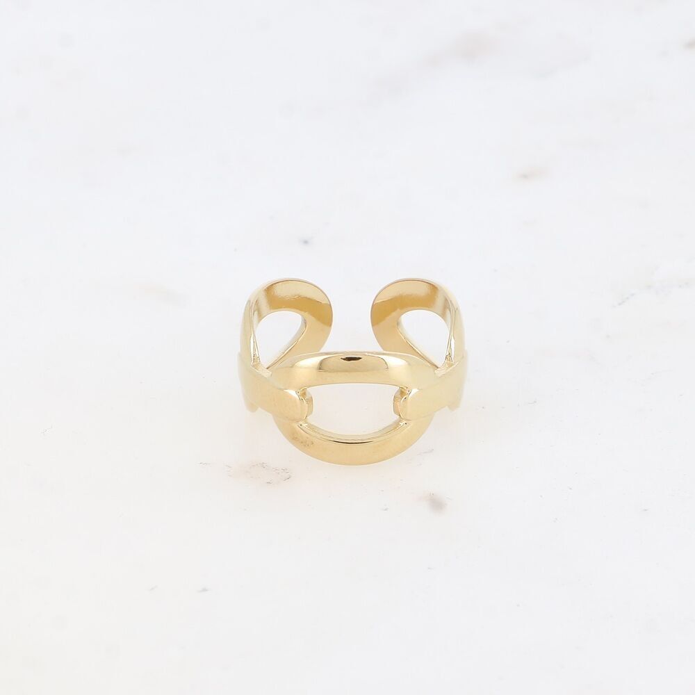 Hestia-Ring – großes ovales Glied und Stab