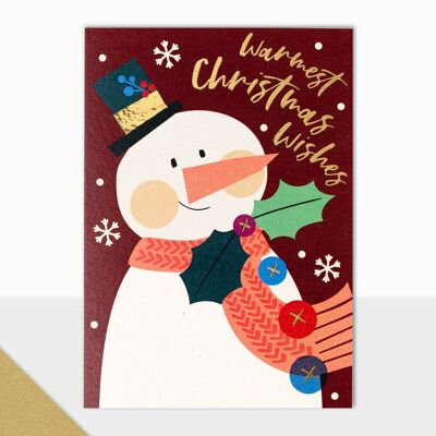 Christmas Card - Bloom Collection - Snowman